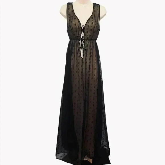 60's Purple Chiffon Nightgown by Janelle California